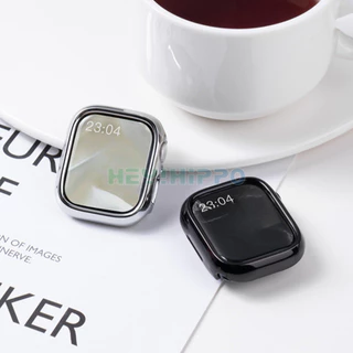 Electroplating สีนาฬิกาสําหรับ iwatch Series10 46 มม.42 มม.โลหะเคลือบพลาสติกสําหรับ iwatch series 10 9 8 7 6 5 se 4 3 45/41/44/40 มม.42 มม.38 มม.