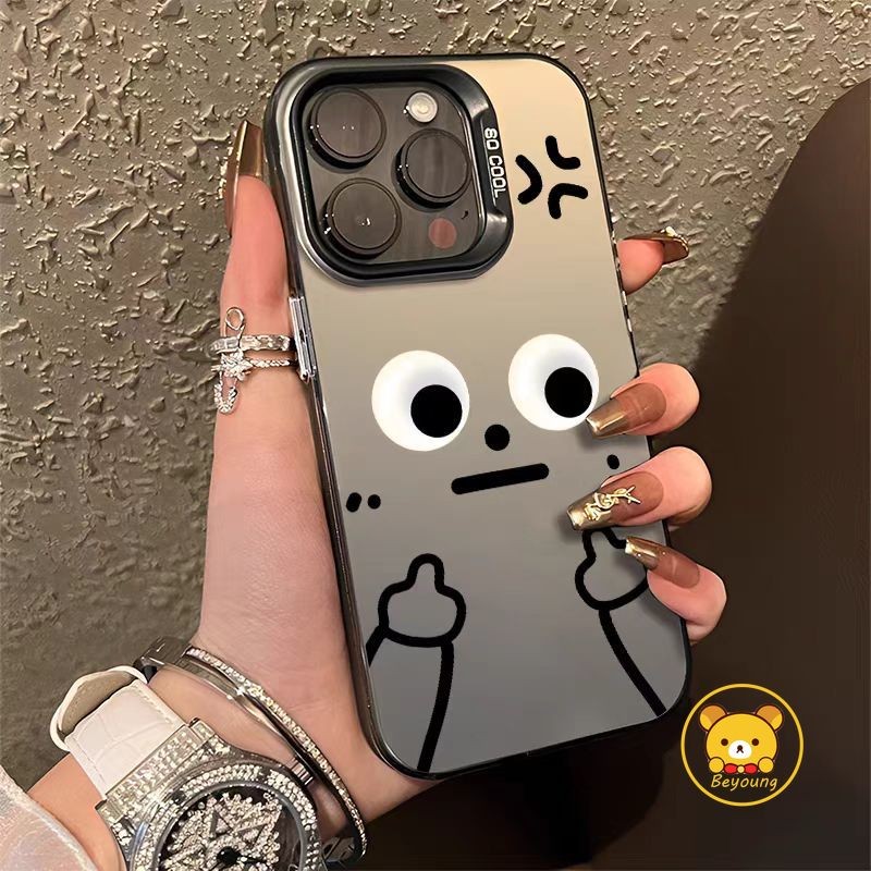 น่ารักตลกแสดงออกปลอกสําหรับxiaomi 14T Pro Poco C65 C61 C55 C51 C50 C40 C31 X6 X5 Pro X3 NFC X2 M6 M5