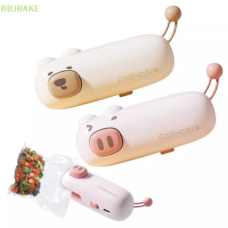 [FSBA] เครื่องซีลขนาดเล็กแบบพกพา 2-in-1 เครื่องซีลปากถุงถุงขนมเครื่องซีลความร้อนมือถือเครื่องซีลถุงอาหารอุปกรณ์ครัว KCB