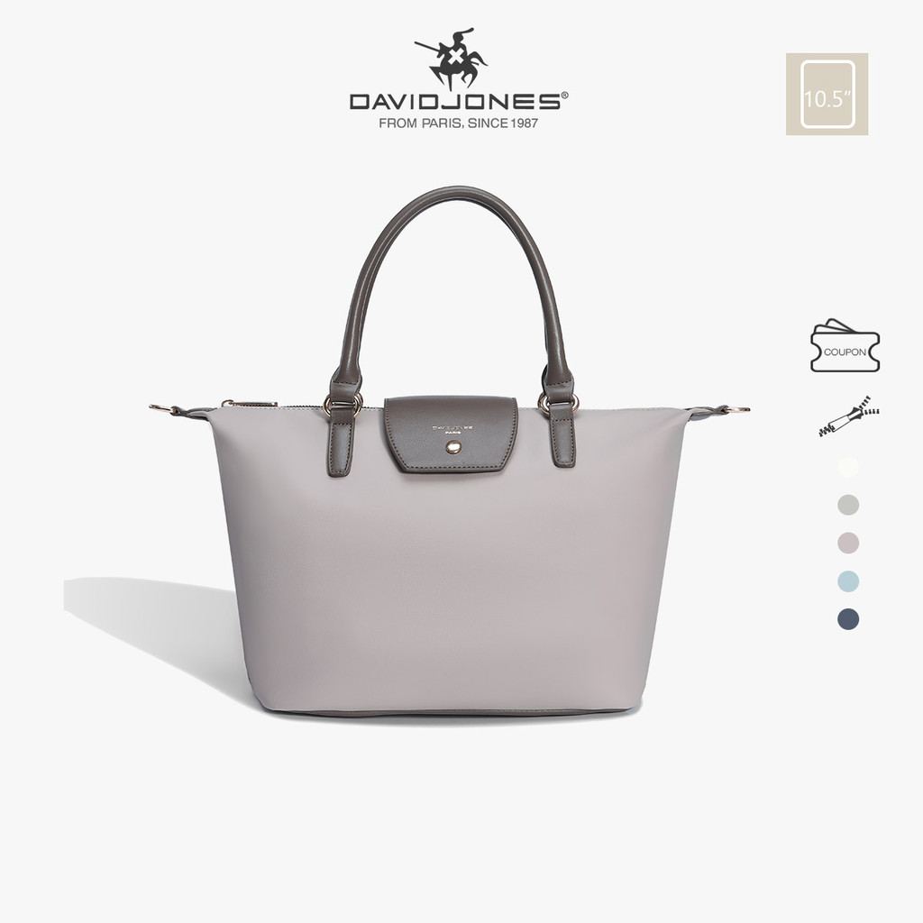 ซื้อ David Jones Paris 2025 ฤดูใบไม้ผลิฤดูร้อนใหม่คอลเลกชัน Designer ผู้หญิง Totes กระเป๋า Top-Handle กระเป๋า pu หนังหญิงนุ่มและนุ่มกระเป๋า