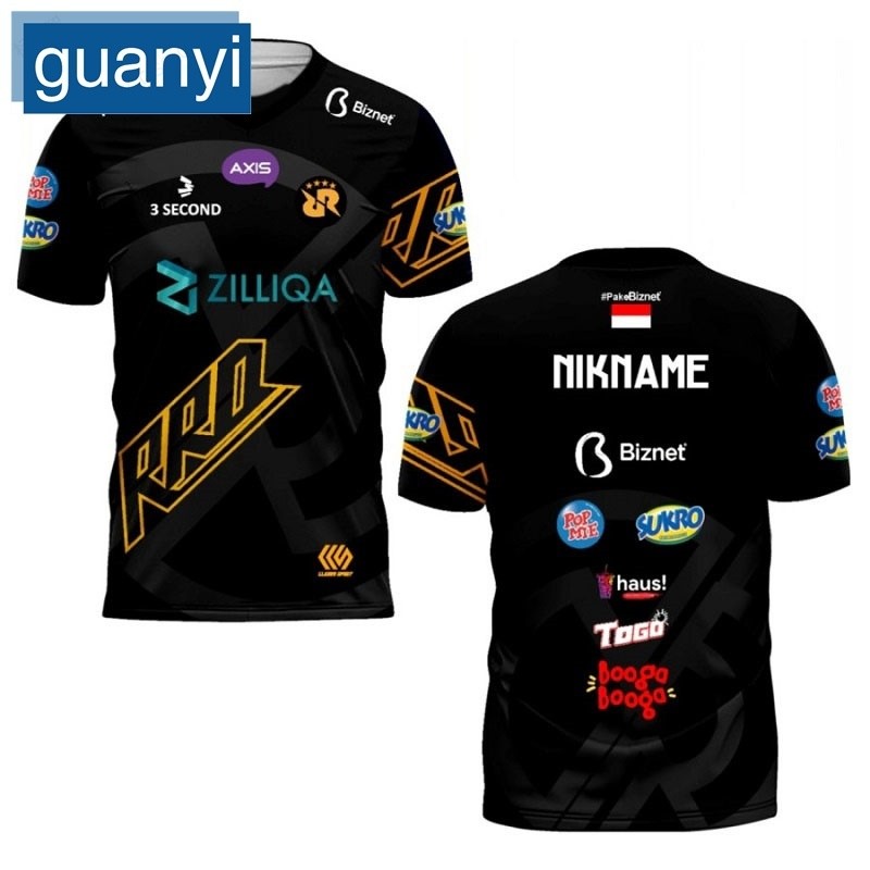 Jersey RRQ 2024 S14 Hoshi Jersey Guanyi Jersey Rrq 2024 Jersey RRQ M4 2023 Mobile Legend Terbaru Esp