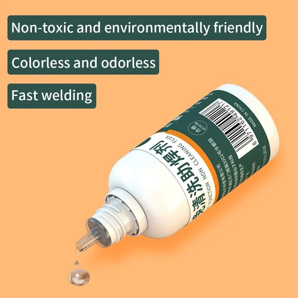 50Ml สแตนเลสฟลักซ์ของเหลวบัดกรีน้ำสำหรับแบตเตอรี่ชุบสังกะสีแผ่น/ทองแดง/เหล็กบัดกรี