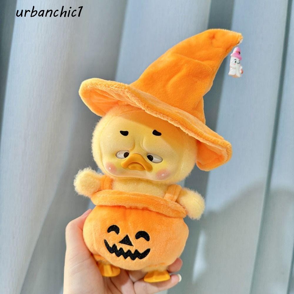Urbanchic Annoying เสื้อผ้าตุ๊กตาเป็ด, Dowager เสื้อคลุมฮาโลวีน 15 ซม.เสื้อผ้าตุ๊กตา, อุปกรณ์ของเล่นทํางานเป็นใครอโนหยิง DIY Sad Duck 15 ซม.เป็ดสีเหลืองชุดของขวัญคริสต์มาส