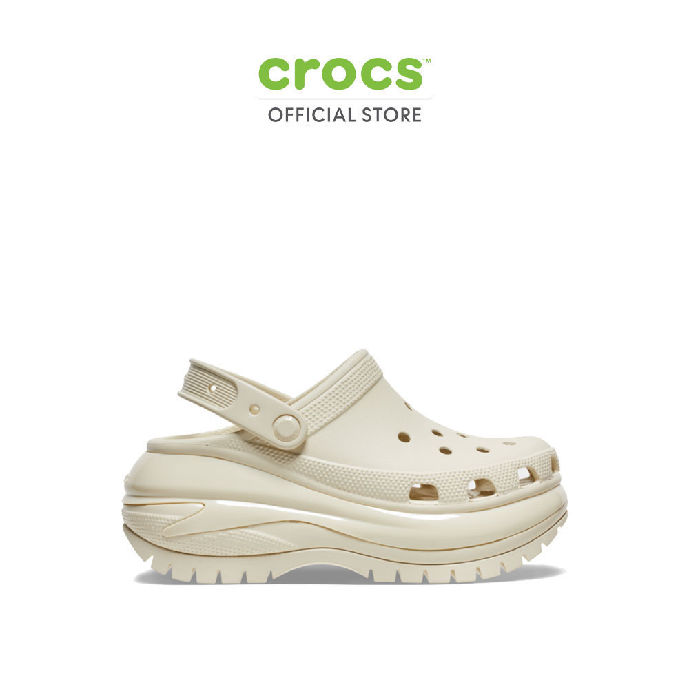 ซื้อ CROCS รองเท้าลำลองผู้ใหญ่ MEGA CRUSH CLOG รุ่น 2079882Y2 - BONE