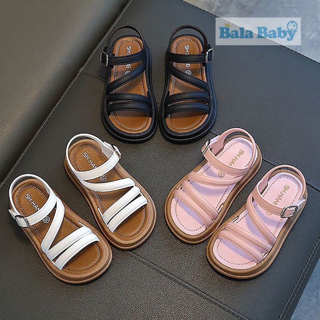 รองเท้าแตะเด็ก เปิดนิ้วเท้า รองเท้าแฟชั่นเด็กผู้หญิง ใส่ไปทะเล สำหรับเด็ก2-6ปี DDX26