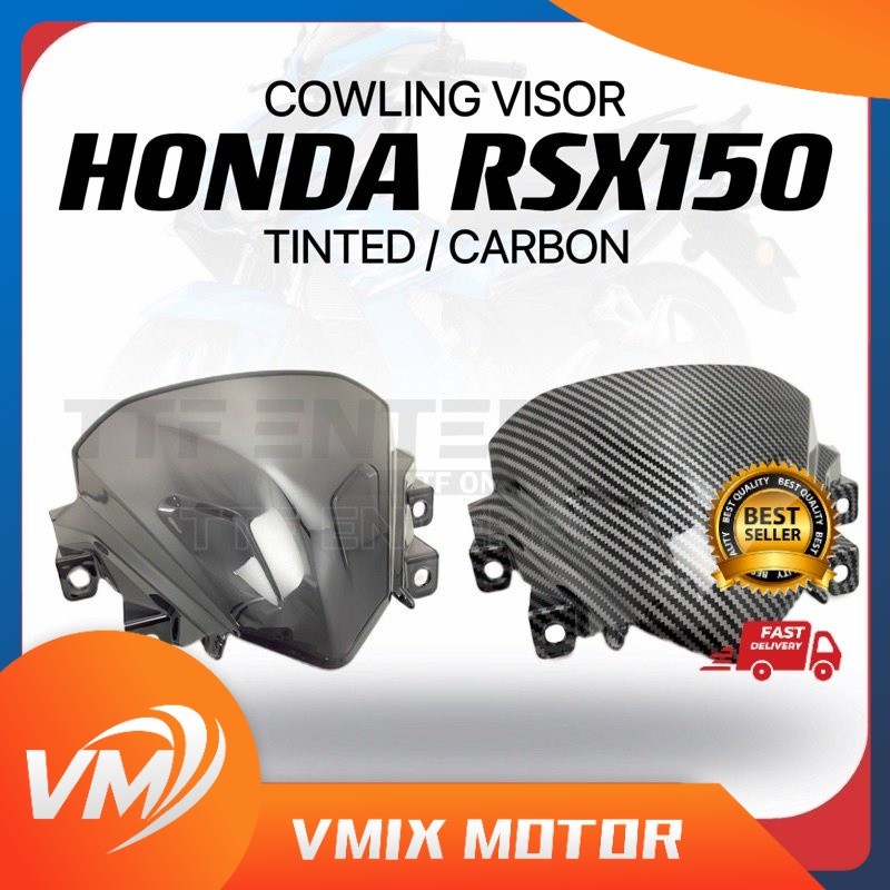 HONDA RSX150 COWLING VISOR (CARBON) / (TINTED) RSX 150