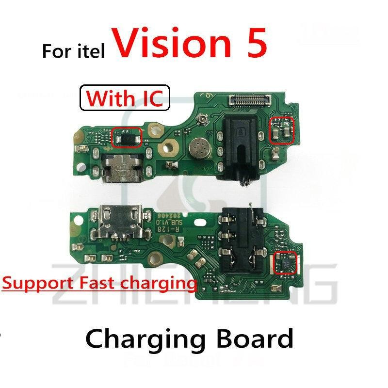 Fast Charging Board Flex สําหรับ itel Vision 5 USB ชาร์จพอร์ต Dock Connector Board Flex Cable อะไหล่