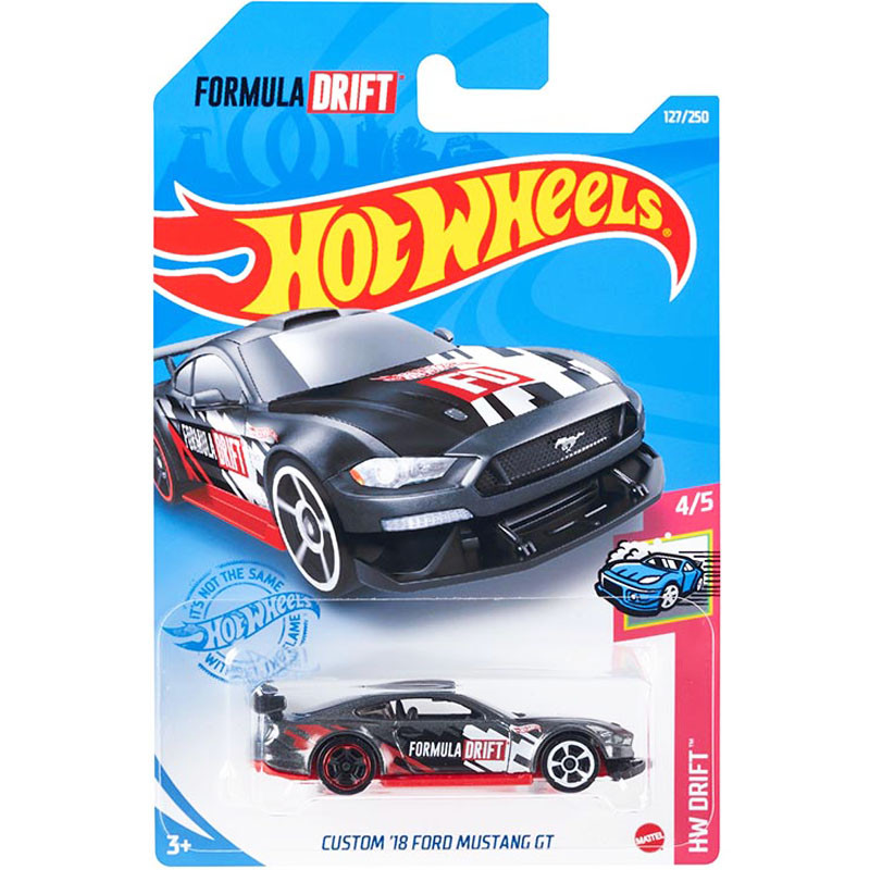 HotWheels HotWheels MUSTANG GT Drift Racing FORMILA สีดํา MUSTANG 127 21E หายาก/