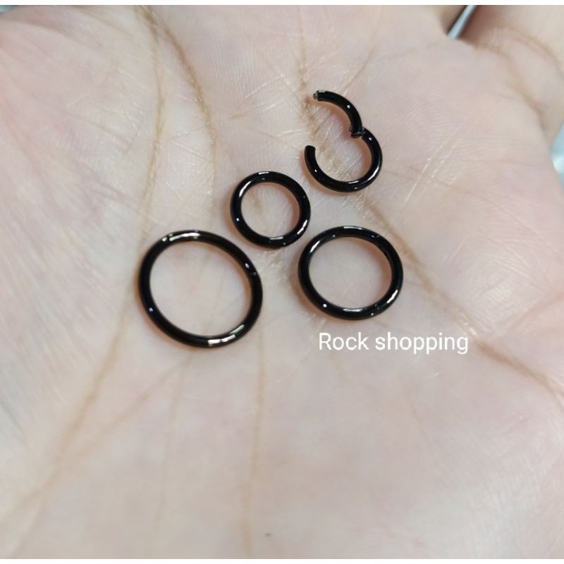 จิวห่วงเรียบไร้รอยต่อสแตนเลส งานจริงสวยมาก ใส่เองง่ายสุดๆ  (ราคา 1 ชิ้น) ราคา ถูกที่สุด ดีลบีเคเค แกลเลอรีภาพที่ 4