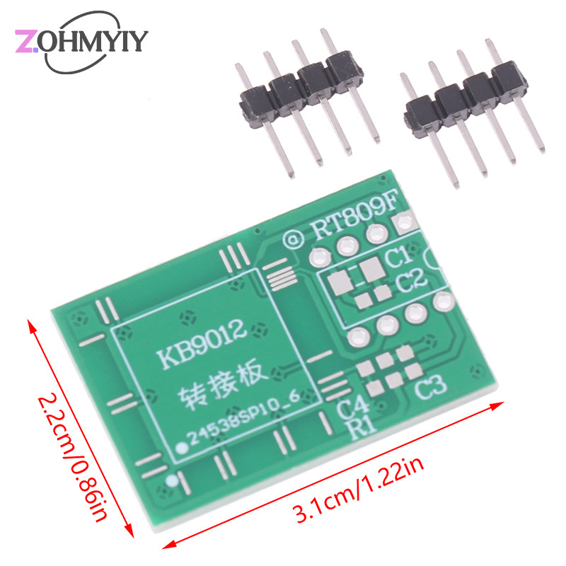 QSJZHY KB9012 Simple PCB Transfer Board สําหรับ RT809F RT809H โปรแกรมเมอร์อุปกรณ์เสริม Offline พูดอ่