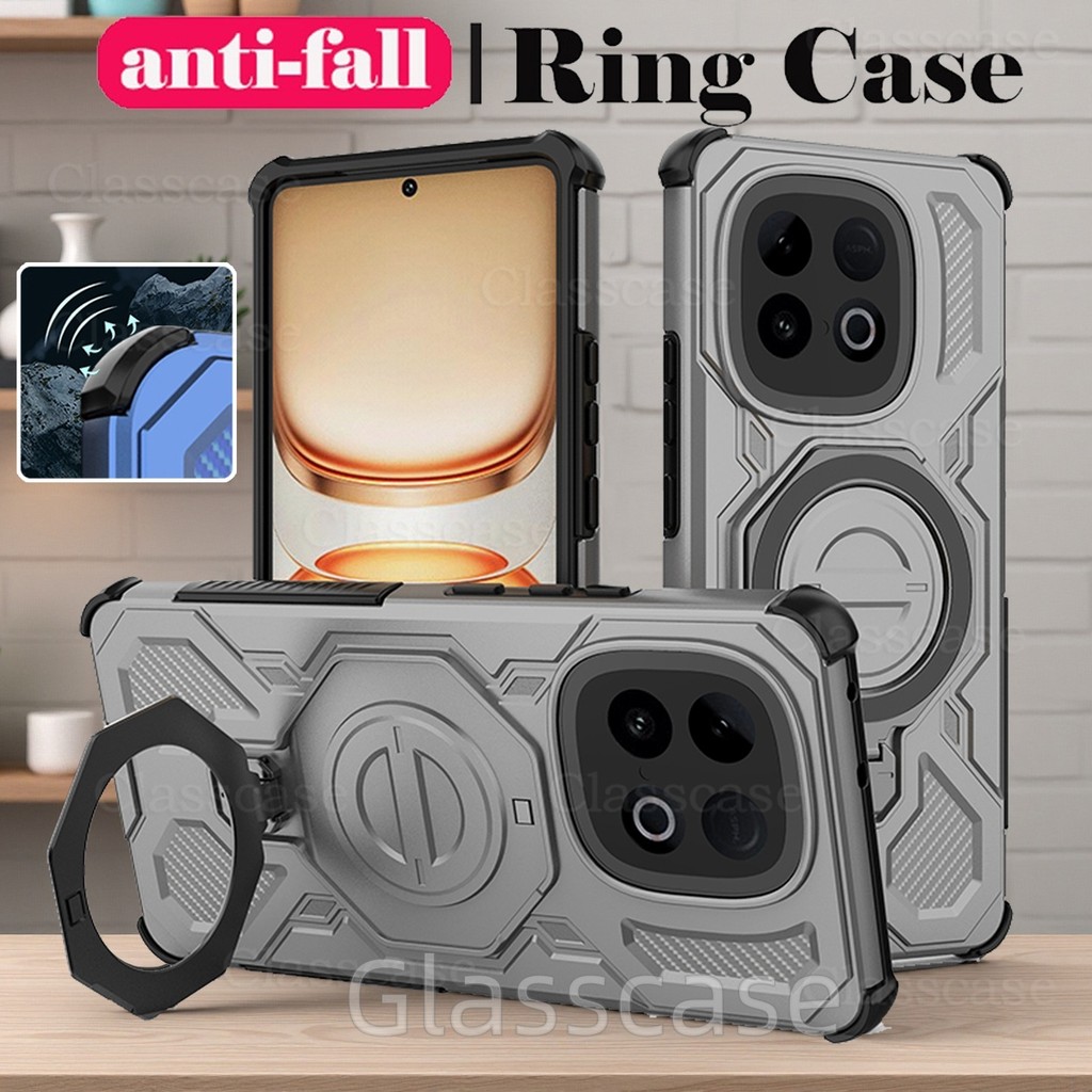 IQOO Neo 10 2025 สําหรับ Vivo iQOO Neo 10 1 0 Neo10 iQOONeo10 เกราะโลหะแหวนเคสโทรศัพท์วงเล็บ Stent H