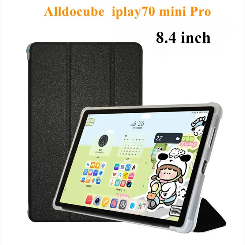 Ultra Thin สามพับสําหรับ Alldocube iplay70mini Pro 8.4 นิ้วแท็บเล็ต Soft TPU สําหรับ iplay70 mini Ul