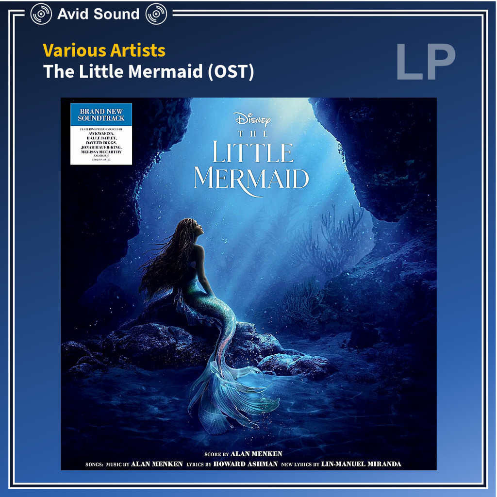 แผ่นเสียง The Little Mermaid OST Soundtracks ใหม่ ซีล The Little Mermaid Vinyl LP