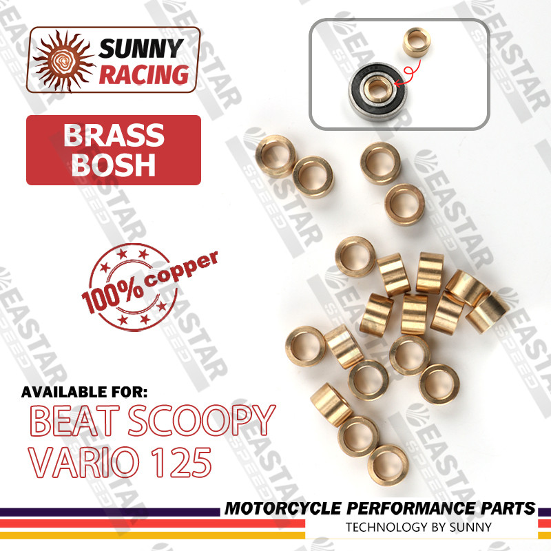 Bosh Bearing 6002 Brass Laker Bosh บล็อกทองเหลือง Cvt Vario Beat Scoopy