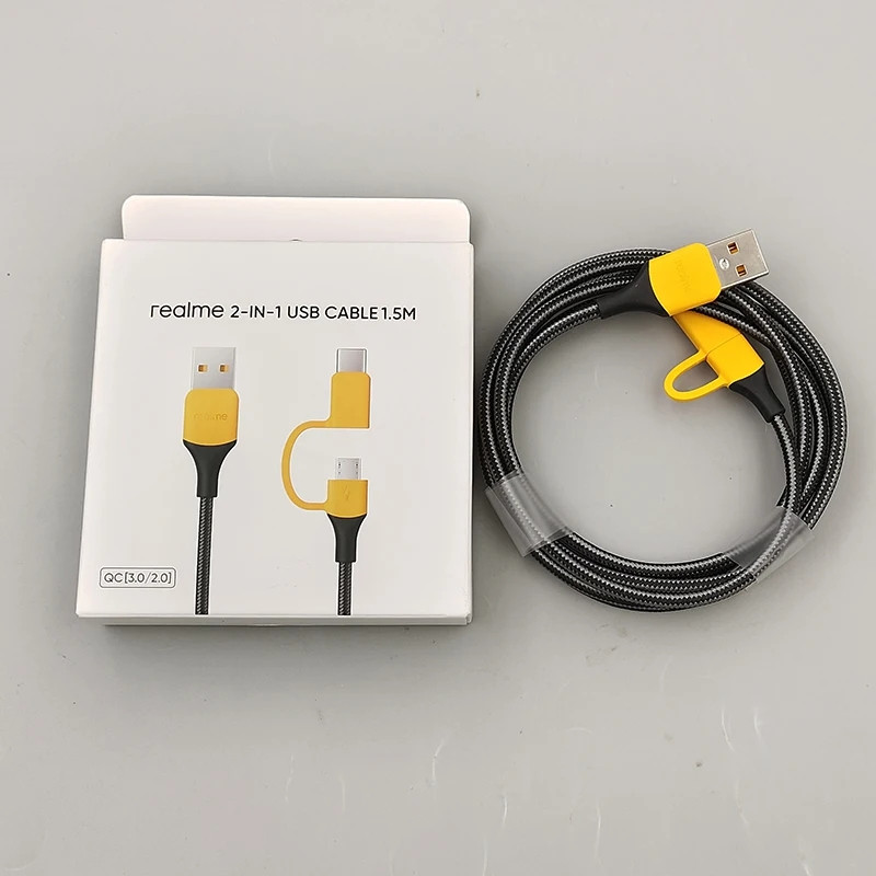 Original 1.5M Realme 65W/80W/33W Super Dart สําหรับ Realme 8 9 10 11 Pro X50M X7 Q2 Q3i V5 V25 2in1 