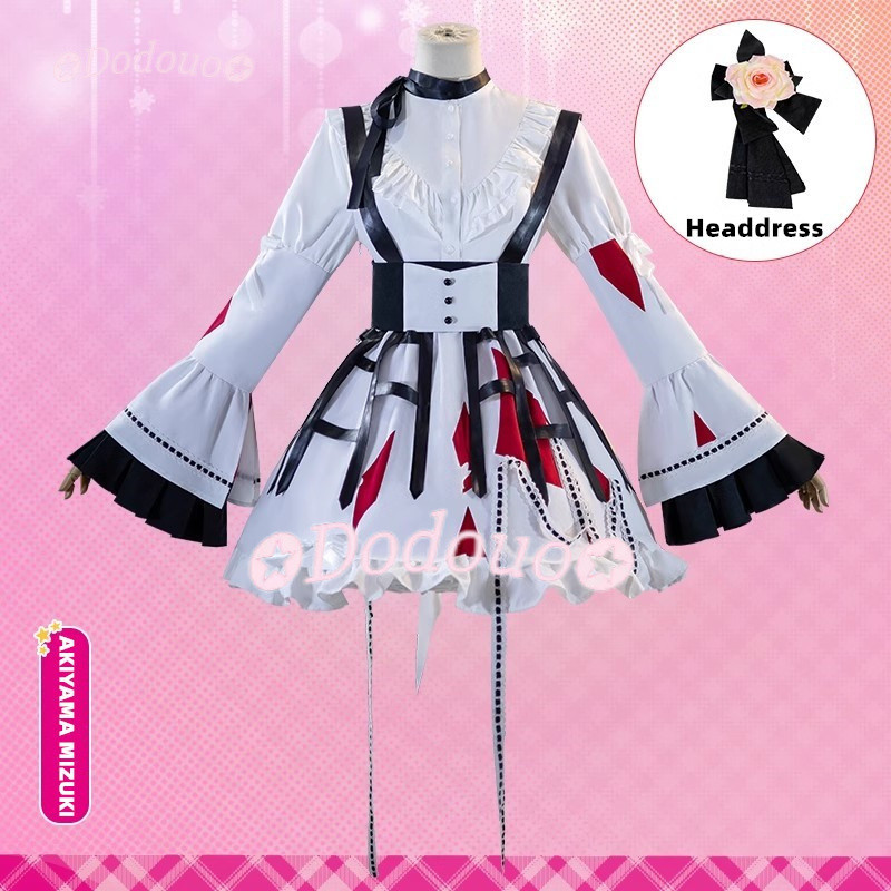 Hatsune Miku: สีสันเวที Akiyama Mizuki Cosplay ชุดเครื่องแต่งกายสำหรับสาวๆ