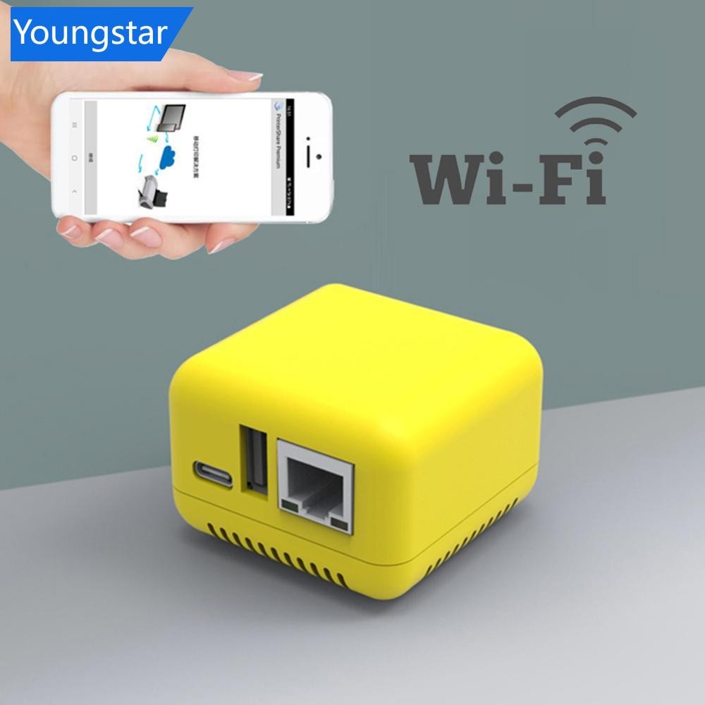 FYY Mini NP330 เครือข่าย USB 2.0 พิมพ์เครือข่ายเซิร์ฟเวอร์/WIFI/บลูทูธ/เครือข่าย Cloud/WIFI Cloud พิมพ์อุปกรณ์เสริมรุ่น