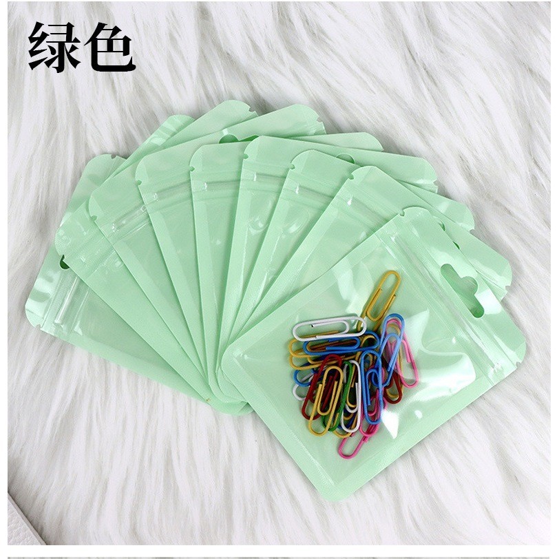 ถุงซิป  ซิปแน่น  ซองซิปสีพาสเทล กันน้ำ (S28) - รูปที่ 4