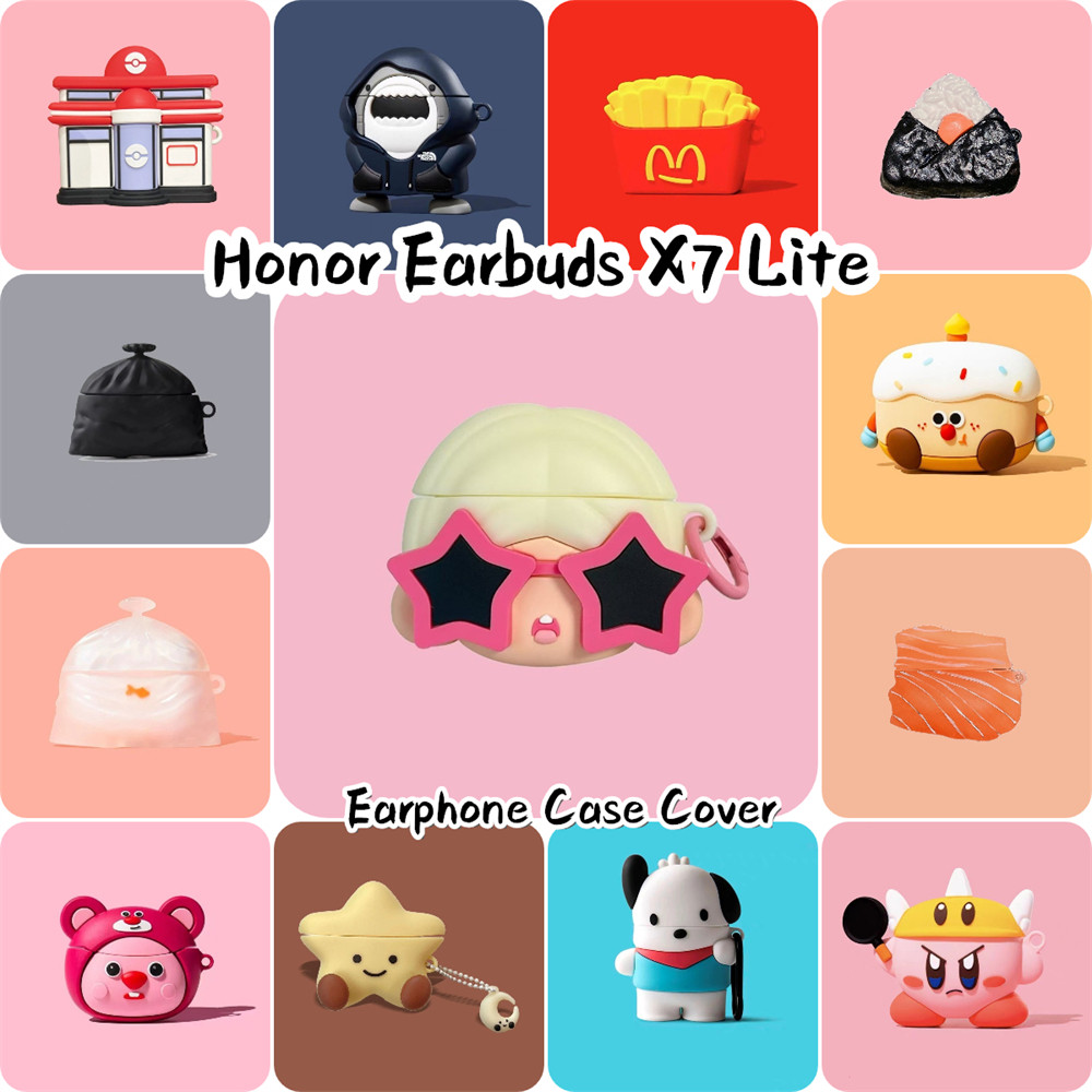 อนาคตดาวสําหรับ Honor Earbuds X7 Lite Case Casing Soft Silicone Cartoon Anime Headphone Case NO.3
