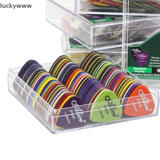 Luckywww 12/20/50 ชิ้นกีตาร์ Pick กีตาร์ไฟฟ้า Pick Acoustic Music Picks Plectrum เครื่องมืออุปกรณ์เสริมความหนาผสมกีตาร์ well