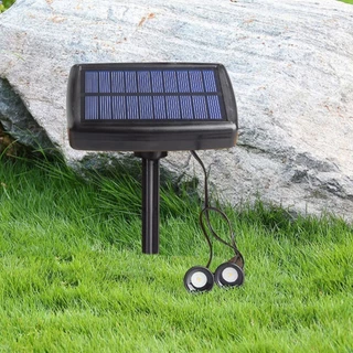 15 in 1 Solar Underground Lawn Light สวนโคมไฟสนามหญ้ากลางแจ้งสวนโคมไฟสนามหญ้า 5v 100MA 0.5W แผงโซลาร์เซลล์