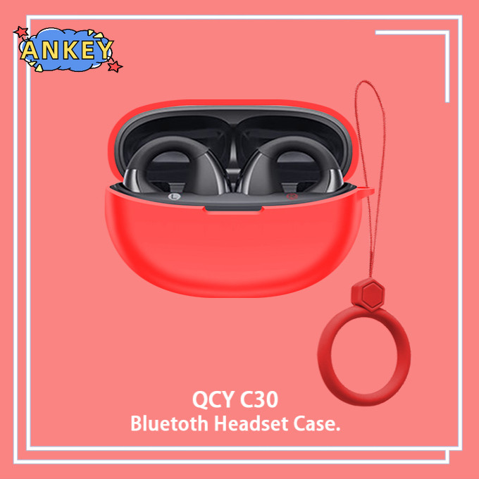 for QCY Crossky C30 C30S Case Soft Silicone Protective Portable Scratch Shock Resistant Shell carryi