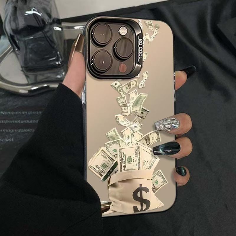 Dollar Packing เหมาะสําหรับ Apple 16promax เคสโทรศัพท์ iPhone15pro14 กันกระแทก 1312 Hard 11 แฟชั่น x