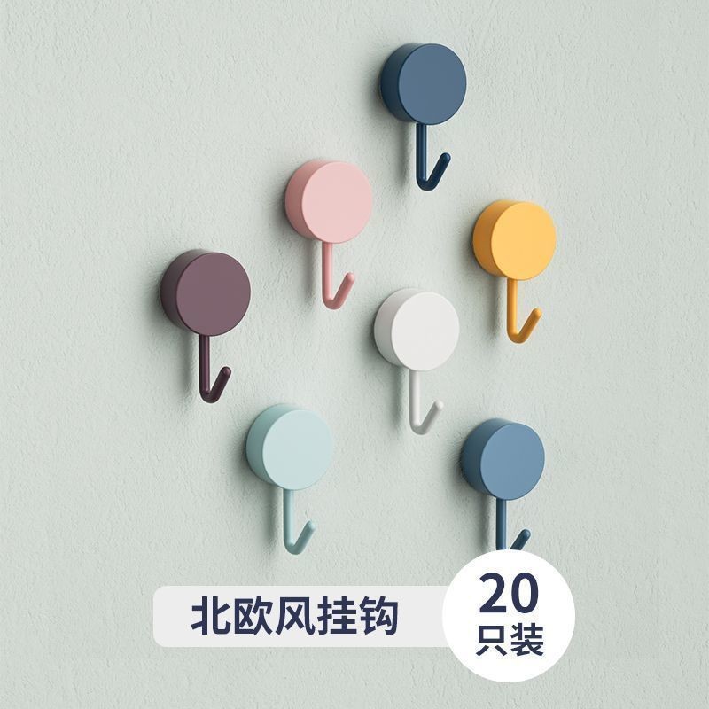 挂钩超强粘力无痕粘钩强力置物架迪士尼创意厨房浴室宿舍自粘挂钩Hook with super strong adhesive force, no trace of adhesive hook, strong storage rack20250715