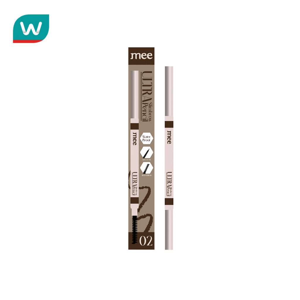 Mee มี อัลตร้า สลิมบราวน์ เพนซิล 0.06ก. 02 เนเชอรัล บราวน์