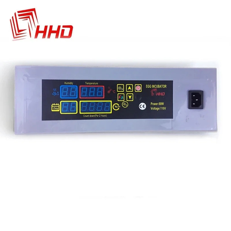 HHD อะไหล่ 48 56 96 ดิจิตอลอุณหภูมิอัตโนมัติคอมพิวเตอร์ไก่ไข่ Incubator แผงควบคุม 110V 220V ความชื้น