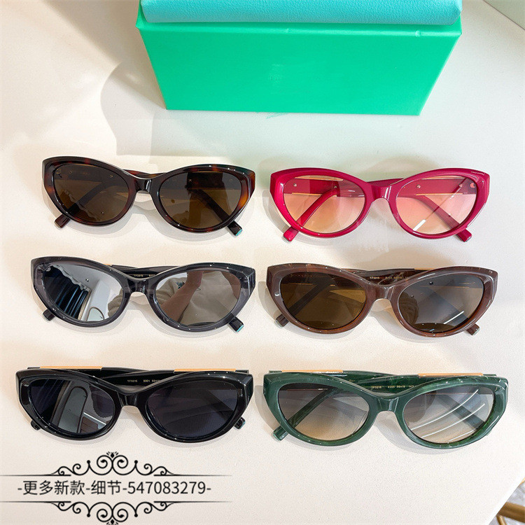 VH90 TOM FORD Unique Cat Eye Sunglasses for Women, Fashionable Acetate Sunglasses for Men tf5015