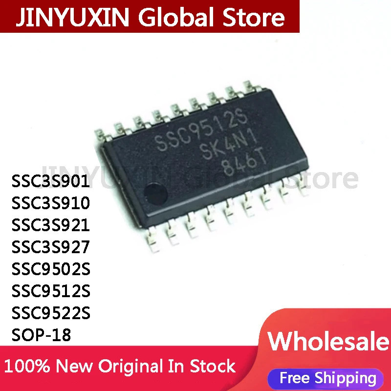 1-5PCS SSC3S927 SC3S927 SSC3S901 SSC3S910 SSC3S921 SSC9502S SSC9512S SSC9522S SOP-18 ชิป IC ในสต็อกข