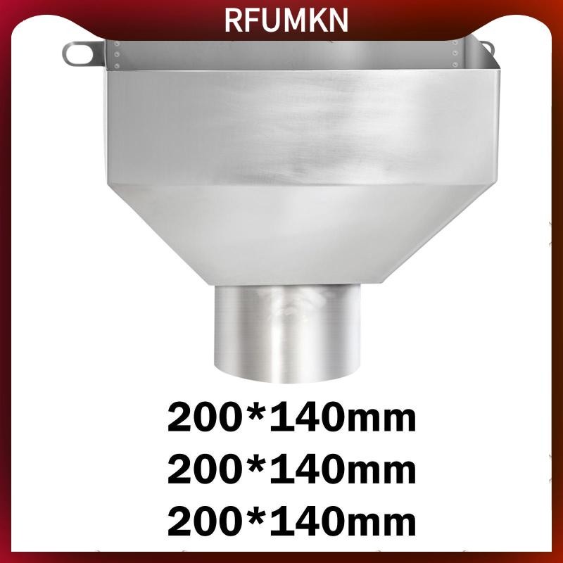 [rfumkn] Drain Gutter Downspout Adapter สําหรับท่อระบายน้ําหลังคาสแตนเลสติดตั้งง่ายขั้วต่อรางน้ําฝนใ