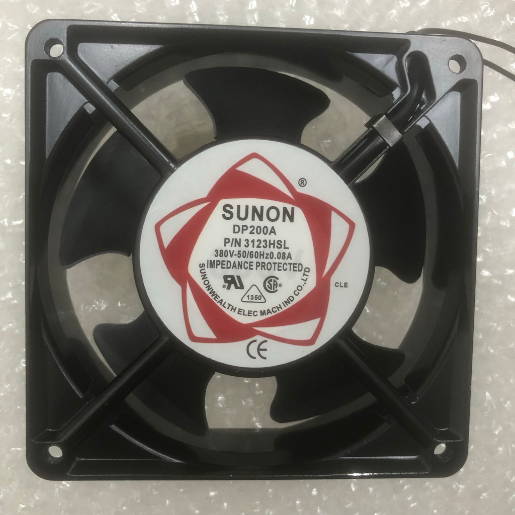 Jianzhun SUNON DP200A P/N3123HSL 380V 0.08A 12CM พัดลมระบายความร้อน 12038