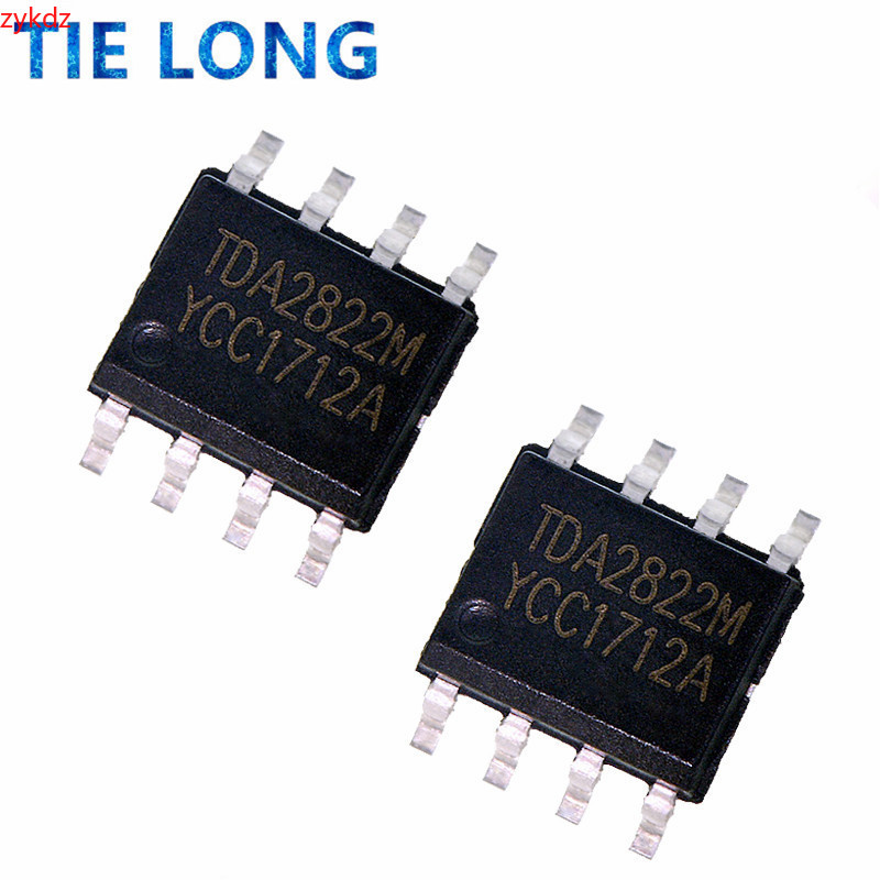 10PCS TDA2822M SOP8 TDA2822 TDA2822D 2822 SOP-8 SOP SMD ใหม่และต้นฉบับชิป IC ชุด