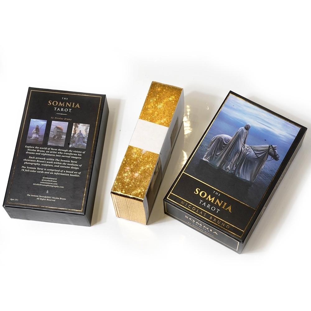 12 * 7ซม.Somnia Tarot Somnia Tarot การถ่ายภาพ Tarot ภาษาอังกฤษ Tarot Somnia Tarot