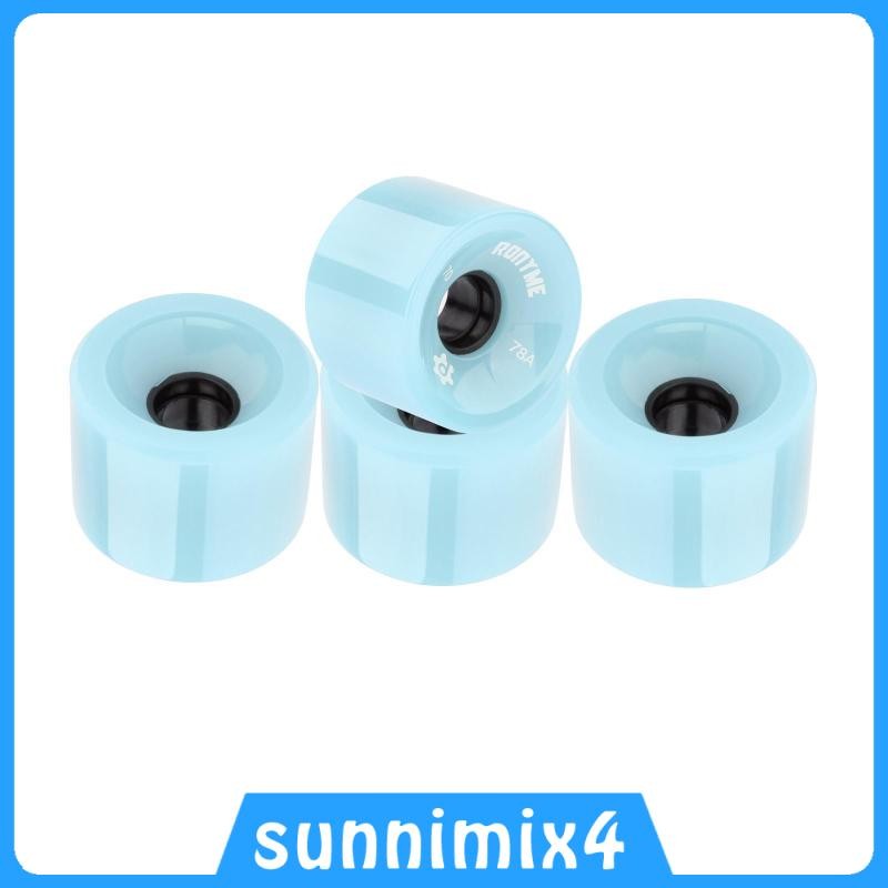 [H2Sports] 4 ชิ้น 2.75x2 78A ล้อสเก็ตบอร์ดทดแทน นุ่ม