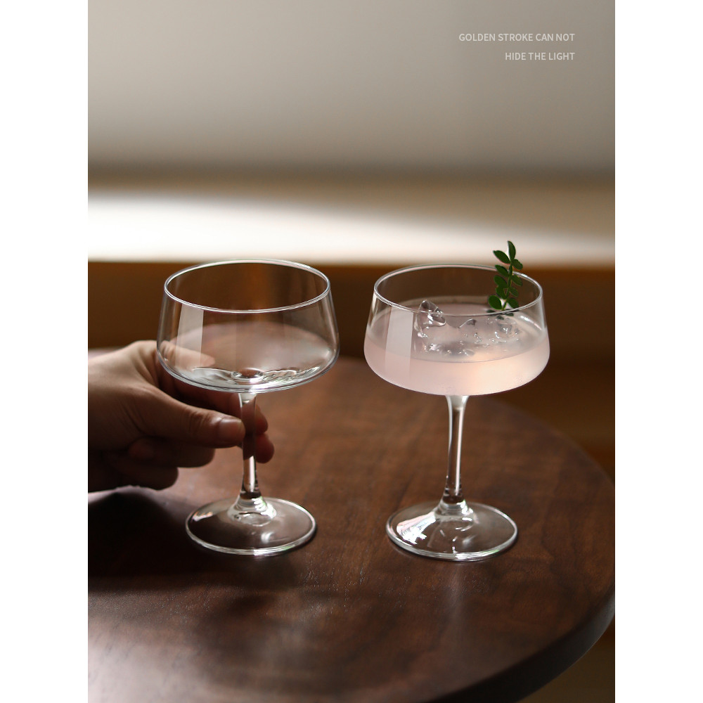 สไตล์ญี่ปุ่น Kimura Goblet แก้วคริสตัลแก้วค็อกเทล Martini แก้วผลไม้แก้วเครื่องดื่มกาแฟแก้วปรับแต่งพิเศษ