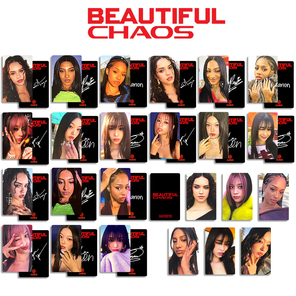 KATSEYE การ์ด LOMO การ์ดโพสต์โพลารอยด์ Photocards HD Collective