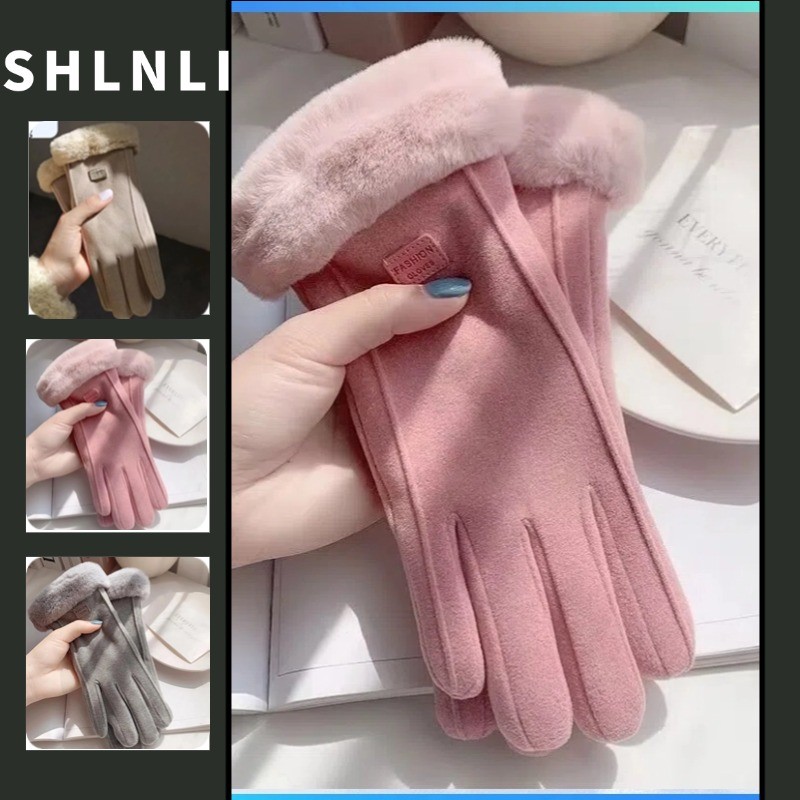 ถุงมือกันหนาวสไตล์เกาหลี ออกแบบมาสำหรับฤดูกาลหนาว มาพร้อมขนแกะและสามารถใช้งานได้ดีขณะขี่จักรยาน มีเทคโนโลยีรองรับหน้าจอสัมผัส