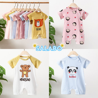 🥑Salabo🥑(โล๊ะ) ชุดรอมเปอร์เด็ก (คละลาย) เสื้อผ้าเด็กอ่อน 0-1…