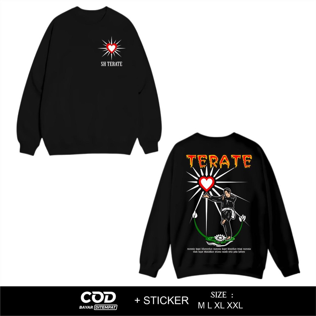 PSHT SH Terate Sweater พร้อมการพิมพ์หน้าจอ DTF BY ASYAWIL_STORE21