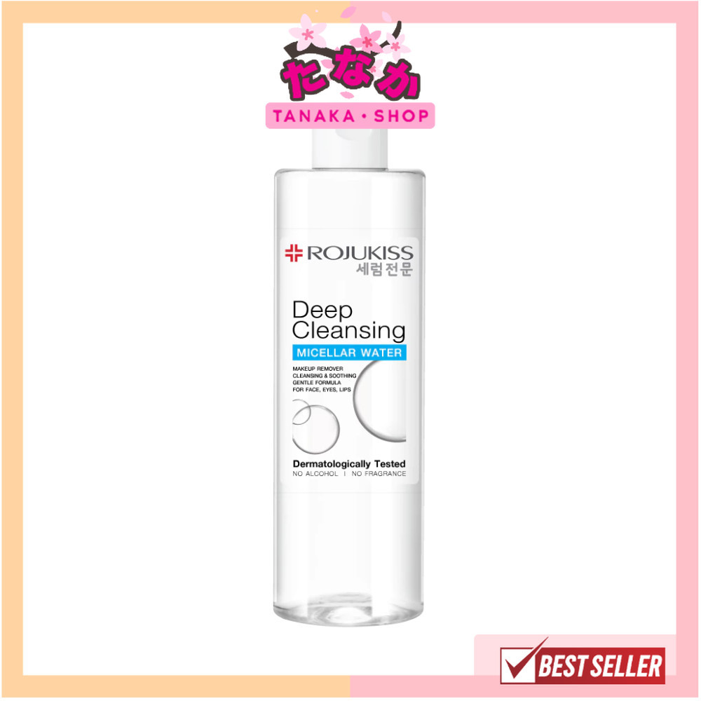 🔥แท้/ดีลสุดคุ้ม/ไลฟ์ทุกวัน🔥(1ขวด) Rojukiss Deep Cleansing Micellar Water 400 ml. คลีนซิ่ง (M)