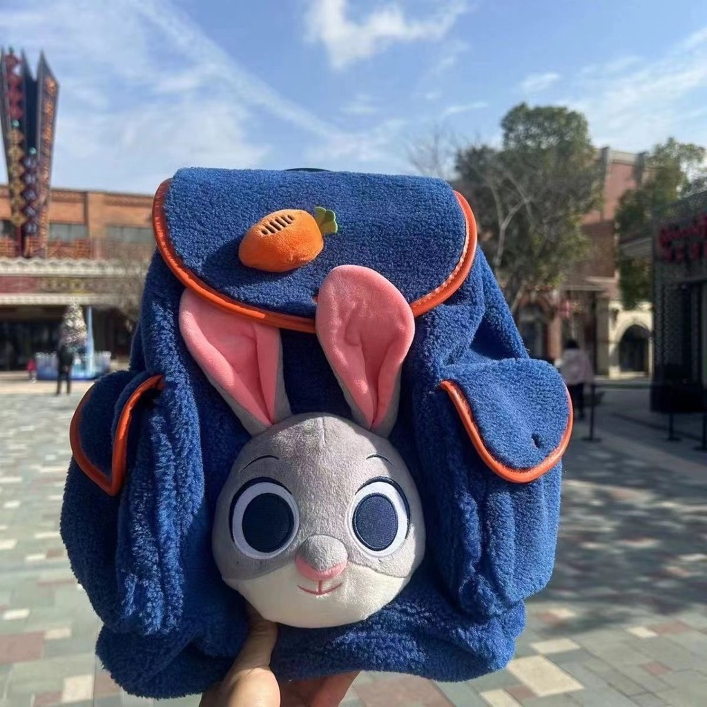 New Zootopia Judy Backpack Bunny Ears กระเป๋าเป้นักเรียนน่ารัก