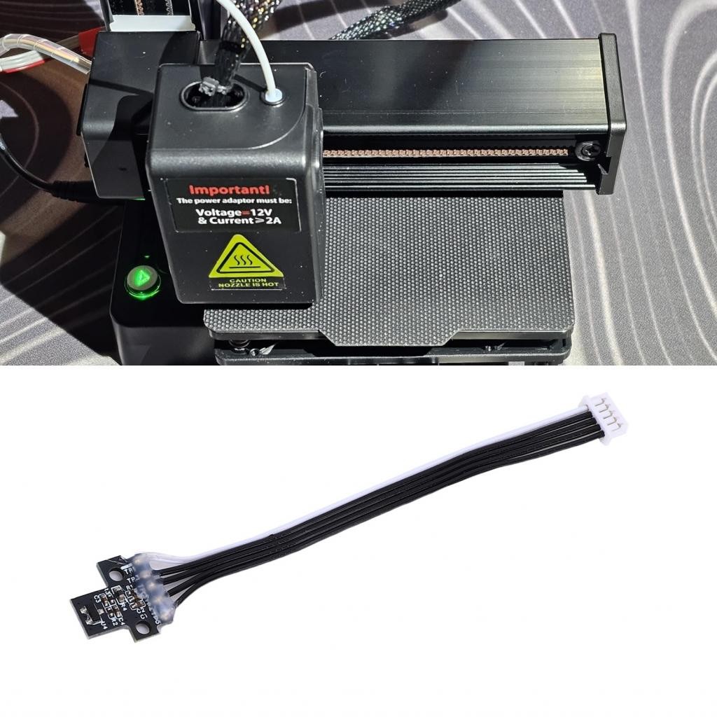 Snowind-th 3d Printer Hall Switch Board การเปลี่ยนสำหรับ Bambu Lab X1 X1C Plate พร้อมสายเคเบิลเชื่อม
