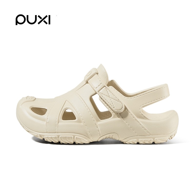 PUXI รองเท้าแตะสําหรับผู้หญิง ฤดูร้อนกลางแจ้ง ระบาย อากาศ กันลื่น รองเท้าสตรีแฟชั่น ลุยน้ําแห้งเร็ว รองเท้าชายหาดผู้ชาย