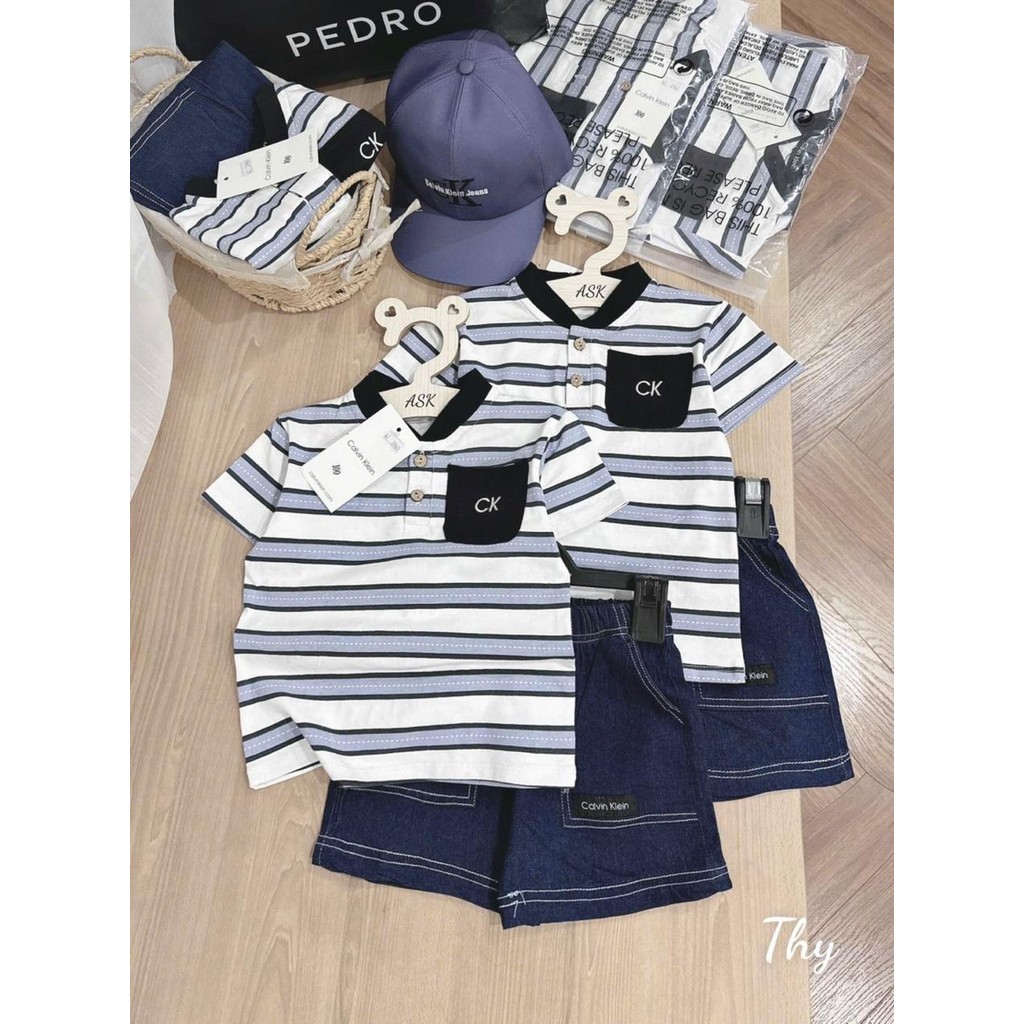 เสื้อผ้านําเข้าแบรนด์สําหรับเด็กชาย 2 ถึง 8 ขวบ | Calv1n Kle1n, P0lo, T0mmy H1lfiger Lac0ste | ชุดคุ