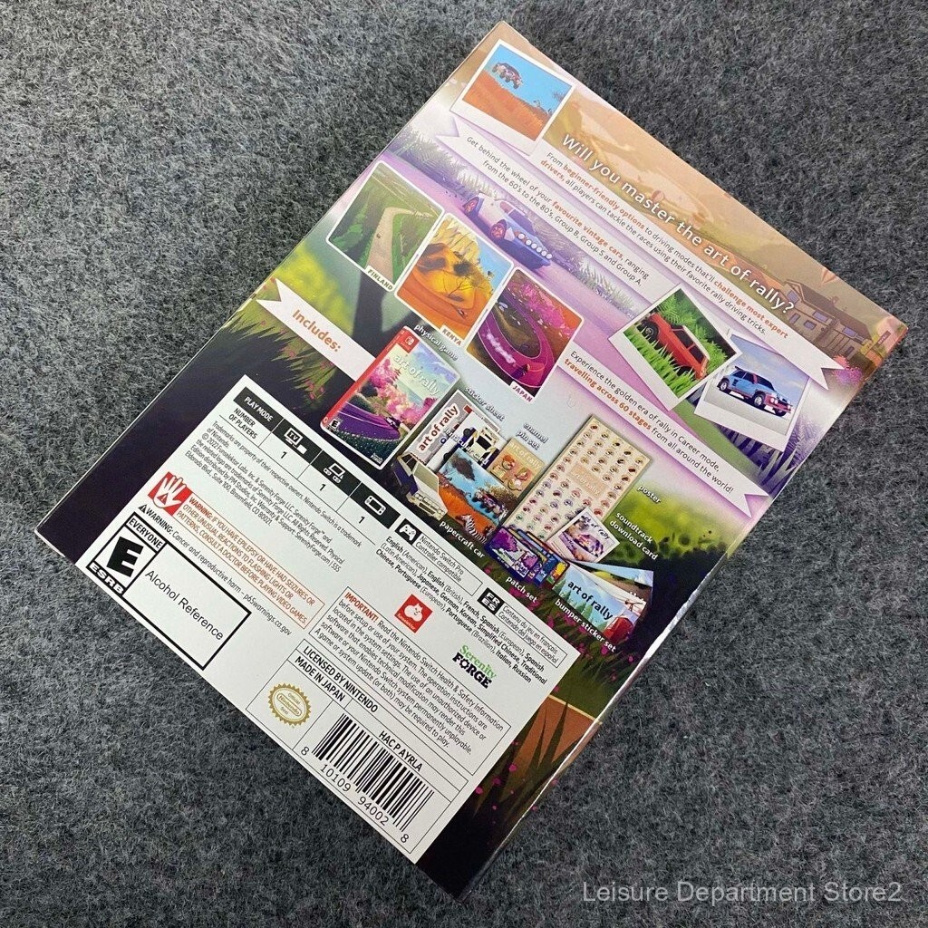 Rally Art Art Art of rally Racing Car เวอร์ชั่นภาษาจีน Nintendo Switch NS Game TA3X