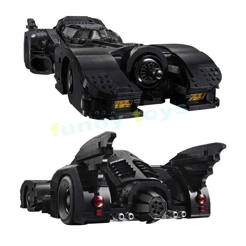 76139 1989 Batmobile Building Blocks Batman Series Super heroes ของเล่นของขวัญสําหรับเด็กผู้ชาย