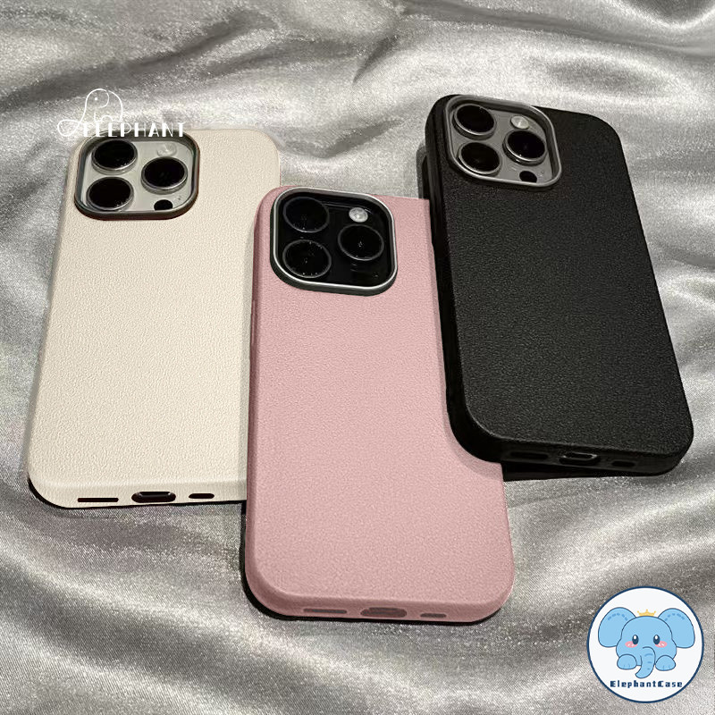 เคสไอโฟน 11สำหรับ IPhone 17 air 13 11 16 15 14 12 Pro Max 15 16 6 6S Plus XR X XS SE 2 3 เคสหนังคู่รักสีสันสดใสเรียบง่าย